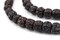 The Bead Chest Smooth Black Rudraksha Mala Prayer Beads – 10mm Natural Seed Bead Necklace for Meditation, Yoga, and Spiritual Practice – Handmade Hindu Buddhist Japa Mala